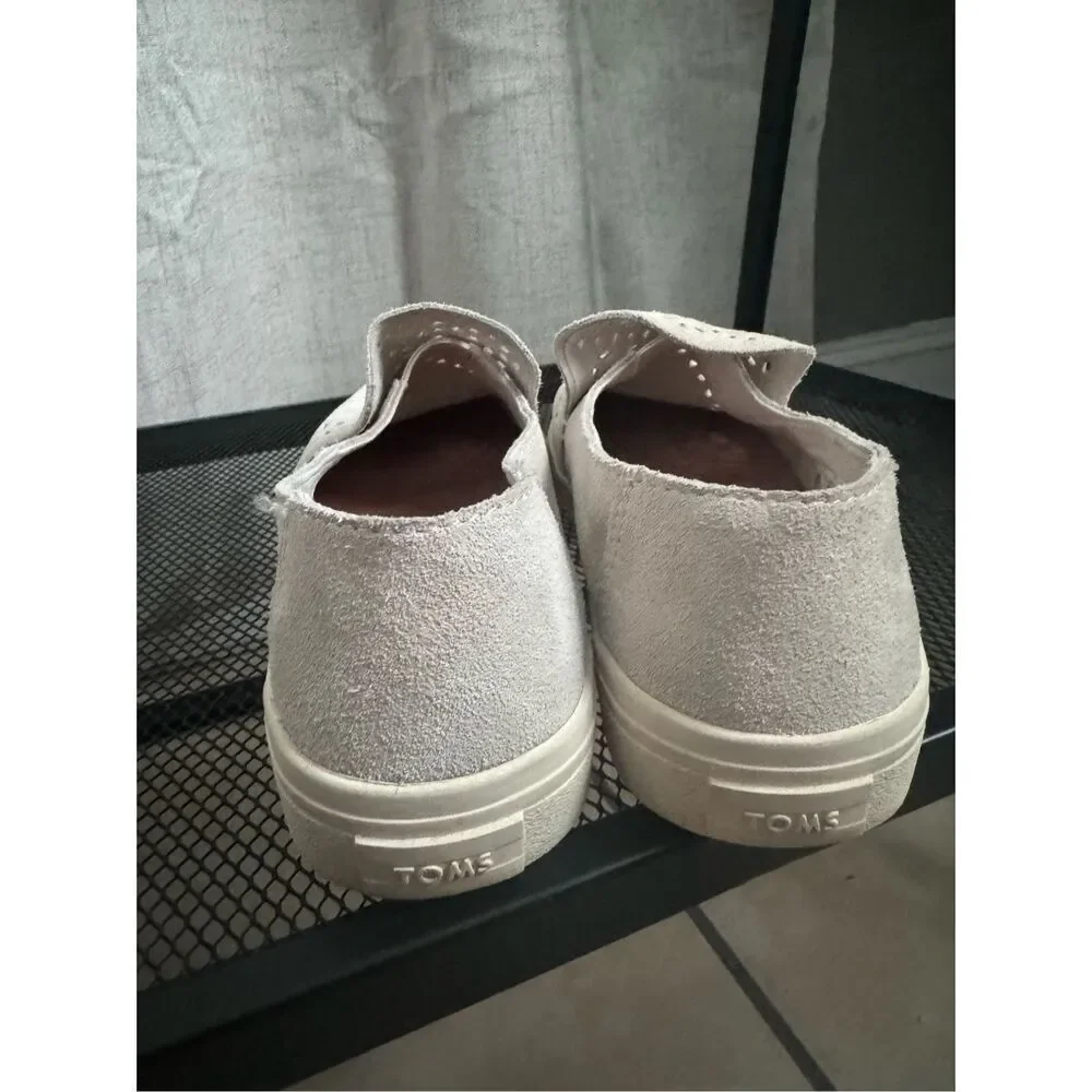TOMS Shoes Toms Sunset Birch Suede Mosaic‎ Tile Slip On Womens size 6